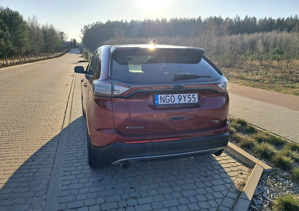 Ford EDGE cena 70999 przebieg: 152000, rok produkcji 2017 z Gołdap małe 191